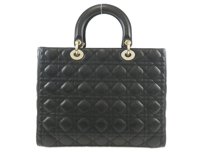 Borsa Christian Dior Lady Large Nero - vista 2