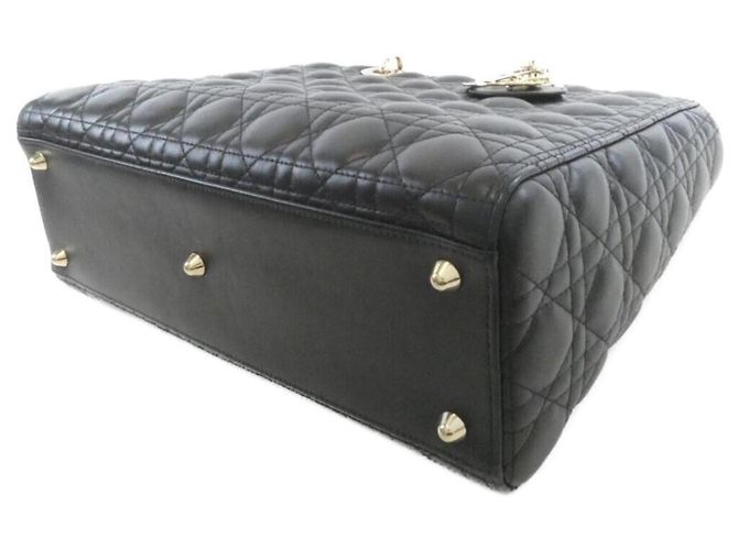 Borsa Christian Dior Lady Large Nero - vista 3