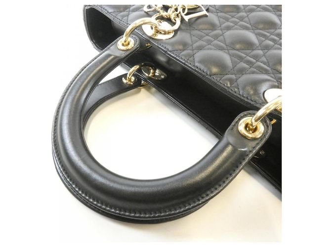Borsa Christian Dior Lady Large Nero - vista 6