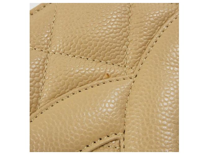 Borsa Chanel 1804 Beige in pelle di vitello granulata - vista 5