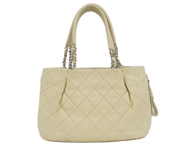 Borsa Chanel 50281 Avorio Crudo - vista 2