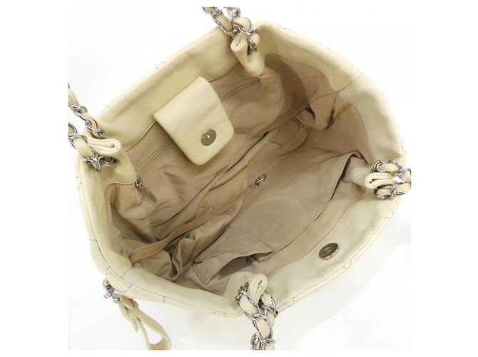 Borsa Chanel 50281 Avorio Crudo - vista 9