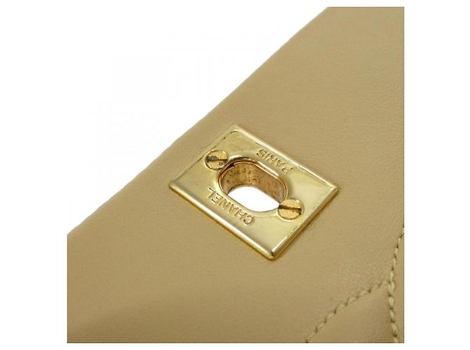 Timeless Borsa a Spalla Chanel 2500 Beige - vista 10
