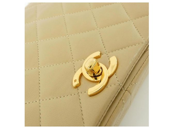 Timeless Borsa a Spalla Chanel 2500 Beige - vista 6