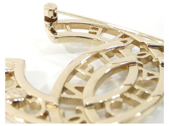 Broche Chanel AB4879 Oro y Blanco Dorado - vista 3