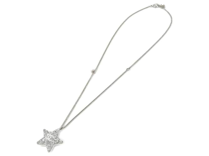 Collana Chanel ABF131 Argento Bianco - vista 2