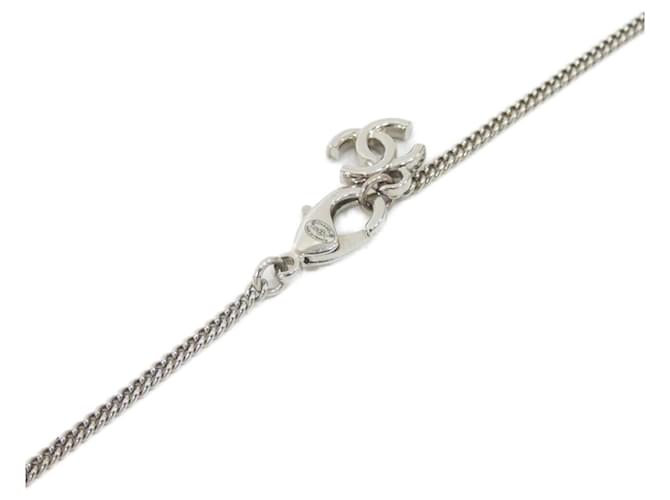 Collana Chanel ABF131 Argento Bianco - vista 4