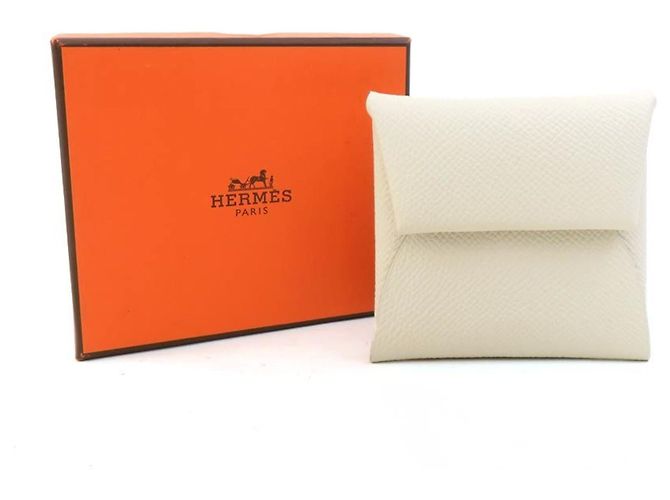 Monedero de piel Epsom Hermès Blanco - vista 11