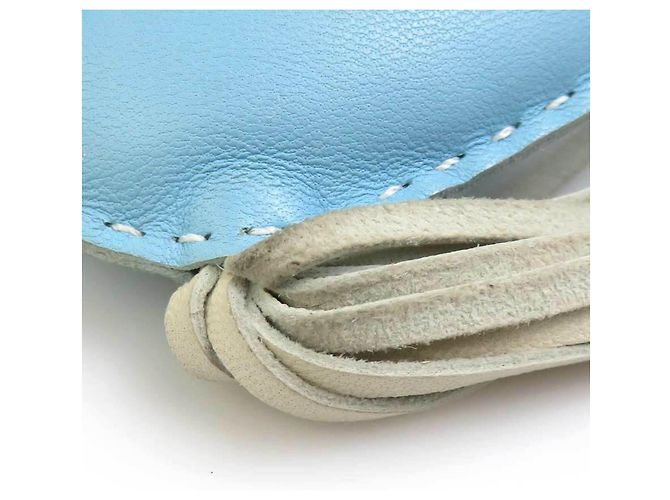 Hermès Charm per borsa Hermes Rodeo MM Bianco Blu Verde - vista 7