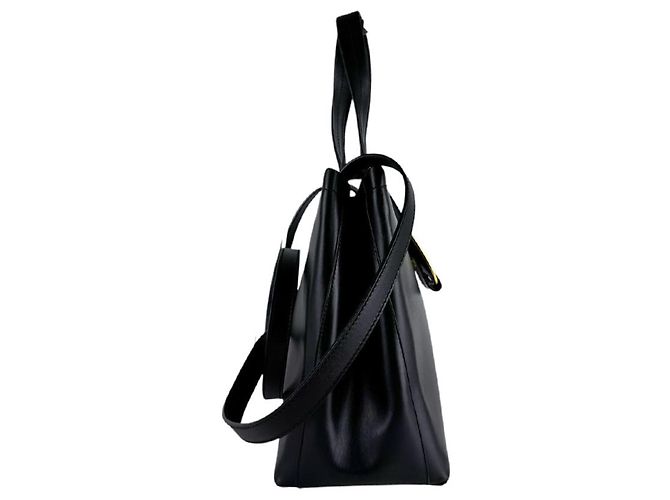 Borsa a mano/Borsa a tracolla in pelle nera Salvatore Ferragamo Nero - vista 2