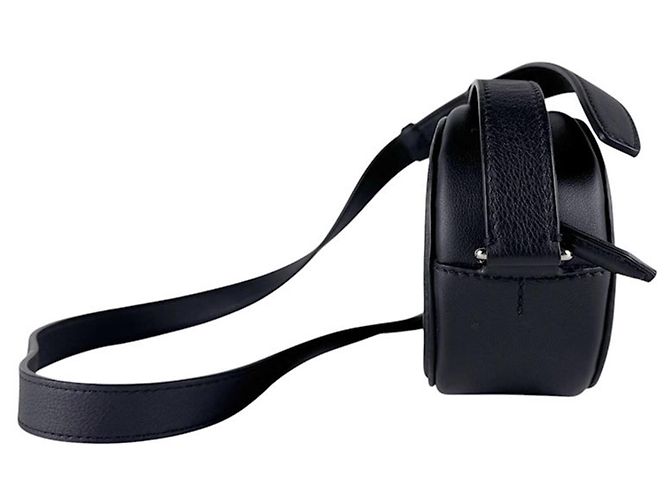 Gancini Borsa a tracolla in pelle nera Salvatore Ferragamo Nero - vista 2