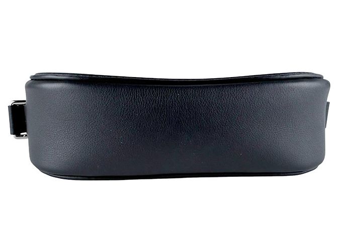 Gancini Borsa a tracolla in pelle nera Salvatore Ferragamo Nero - vista 4