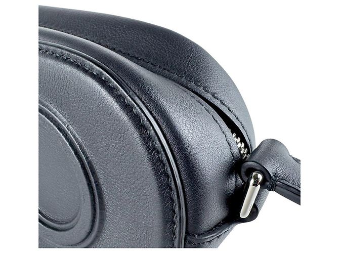 Gancini Borsa a tracolla in pelle nera Salvatore Ferragamo Nero - vista 5