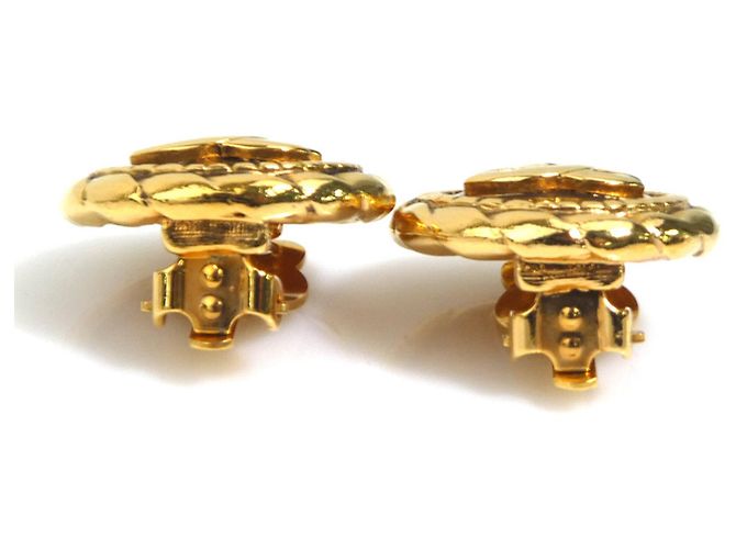 Orecchini a clip in metallo dorato Chanel D'oro - vista 4