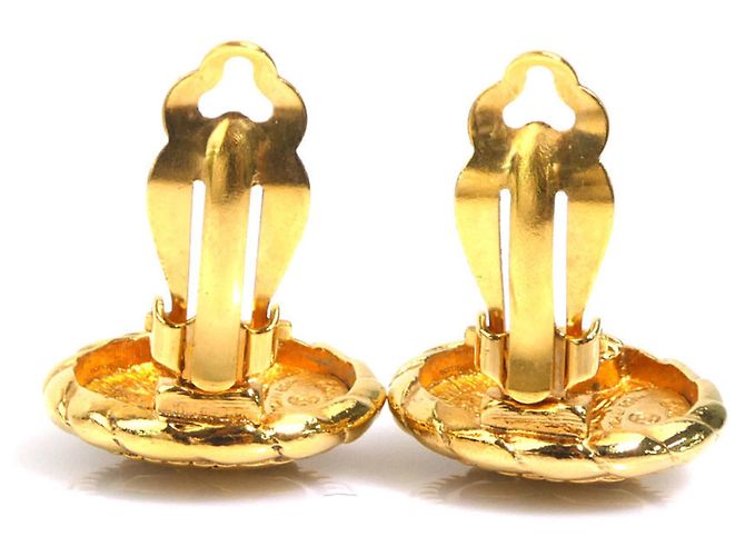 Orecchini a clip in metallo dorato Chanel D'oro - vista 6