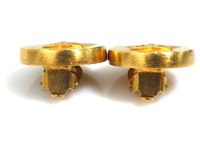 Orecchini a clip dorati Chanel D'oro - vista 4