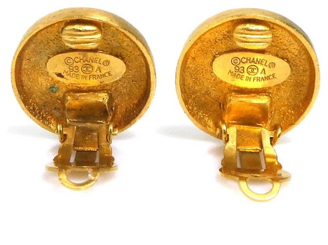 Orecchini a clip dorati Chanel D'oro - vista 5
