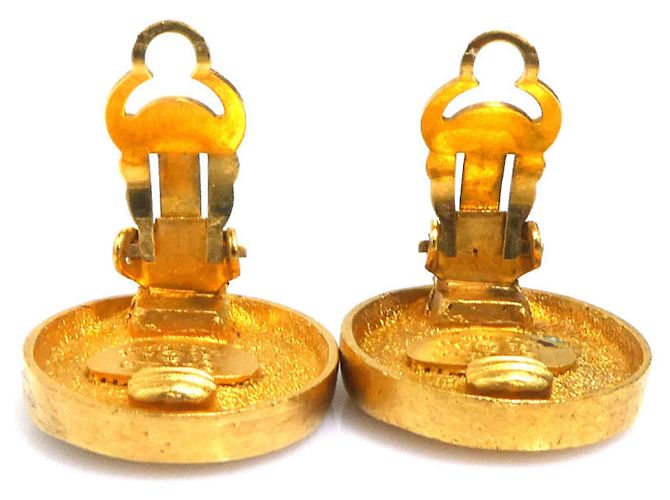 Orecchini a clip dorati Chanel D'oro - vista 6