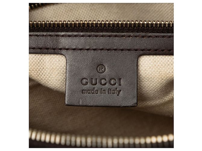 Gucci Beige Medium GG Canvas Web Joy Boston Tasche - Ansicht 5