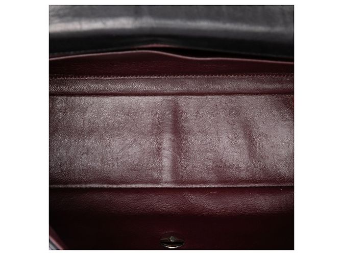 Chanel Black Jumbo Classic Lambskin Single Flap Nero - vista 4