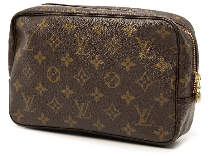 Louis Vuitton Marrone Monogram Trousse Toilette 23 - vista 2