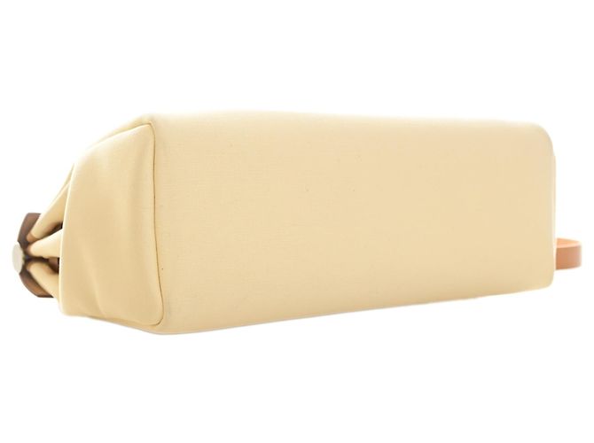 Hermès Yellow Toile Herbag Zip 31 Gelb - Ansicht 6