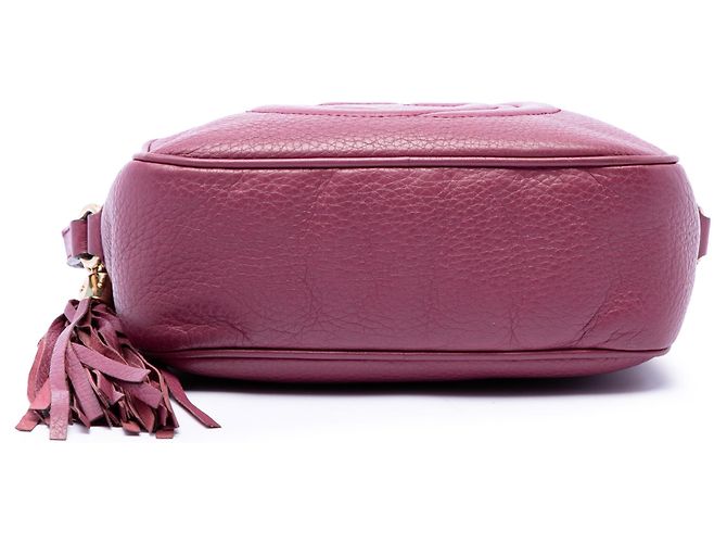 Gucci Borsa a tracolla Soho Disco in pelle viola Porpora - vista 3