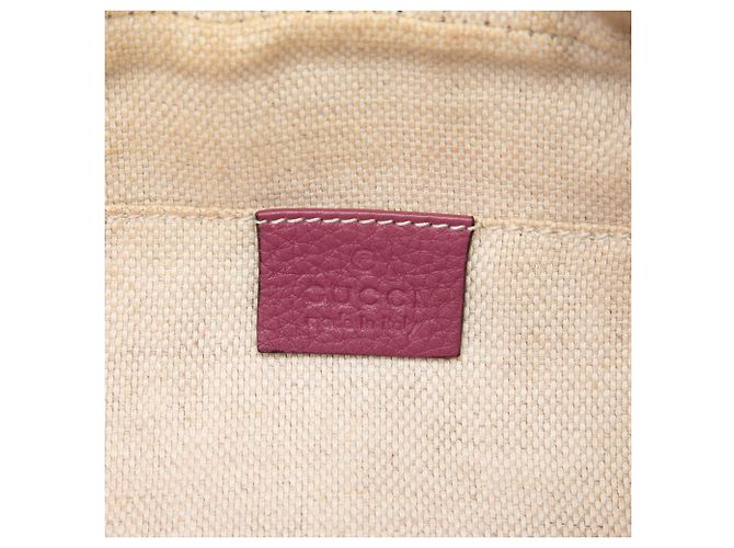Gucci Borsa a tracolla Soho Disco in pelle viola Porpora - vista 5