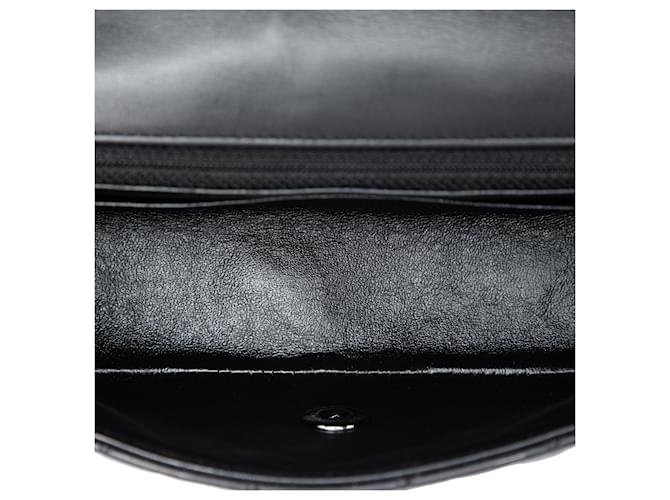Chanel Black Mini Rectangular Classic Patent Single Flap Nero - vista 4