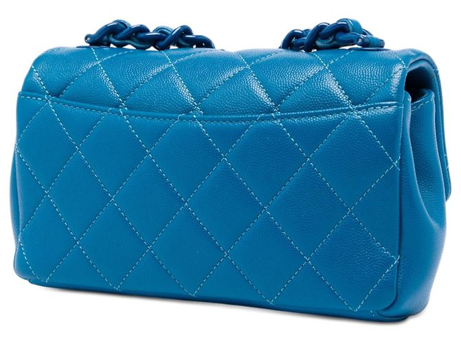 Chanel Blue Small Quilted Caviar My Everything Flap - vue 2