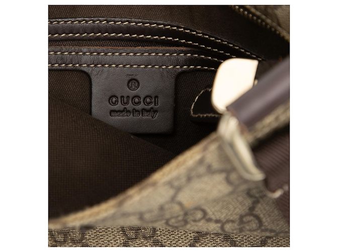Gucci Beige GG Supreme Crossbody - vista 5