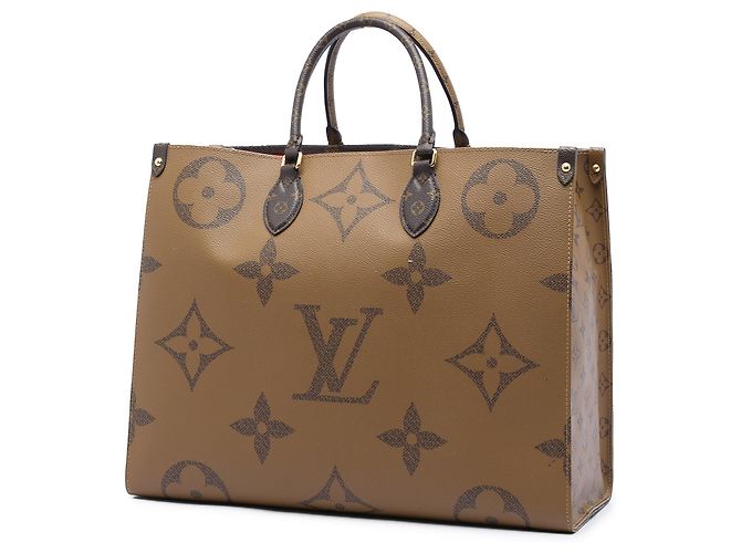 Louis Vuitton Marrone Monogram Reverse Giant OnTheGo GM - vista 2