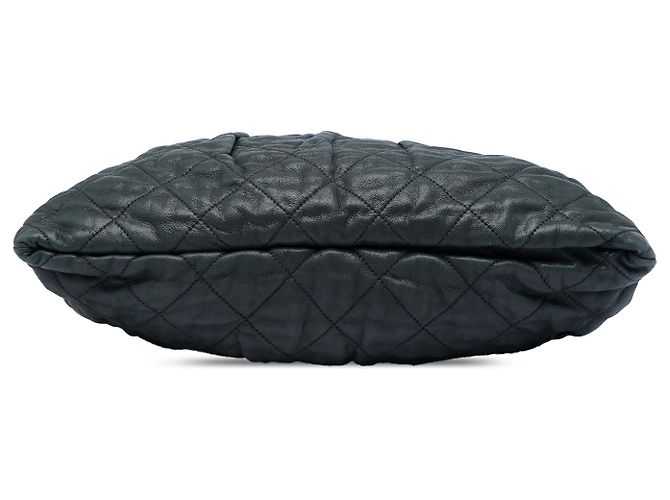 Chanel Black Quilted Iridescent Calfskin Chic Quilt Frame Satchel Tasche Schwarz - Ansicht 3