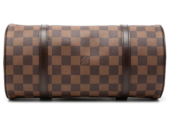 Louis Vuitton Marrone Damier Ebene Papillon 26 - vista 3