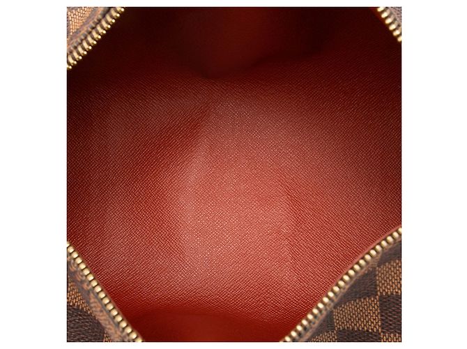 Louis Vuitton Marrone Damier Ebene Papillon 26 - vista 4