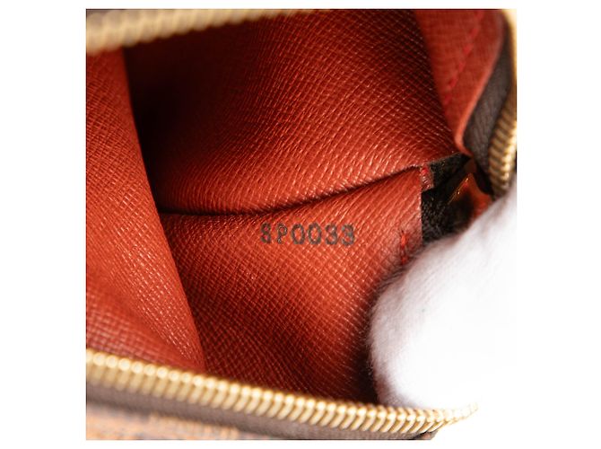 Louis Vuitton Marrone Damier Ebene Papillon 26 - vista 6