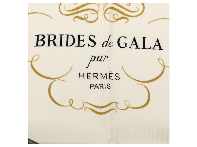 Sciarpa in seta Hermès Pink Brides de Gala 90 Rosa - vista 4