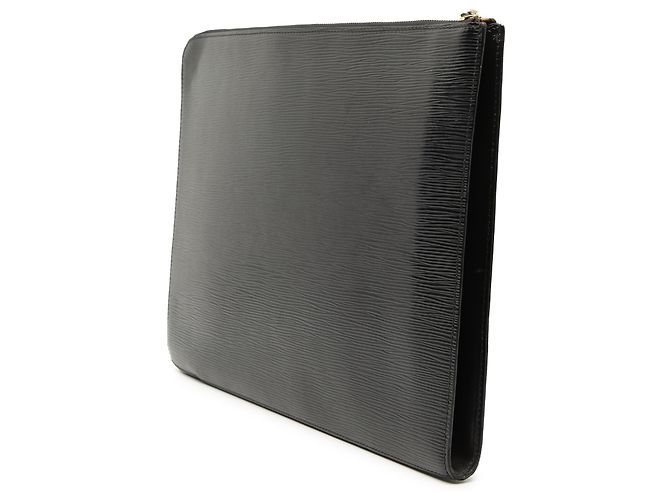 Pochette Jour GM in pelle Epi nera Louis Vuitton Nero - vista 2
