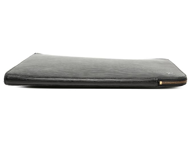 Pochette Jour GM in pelle Epi nera Louis Vuitton Nero - vista 3