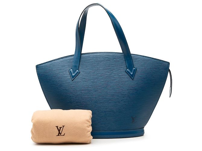 Louis Vuitton Blue Epi Saint Jacques PM Short Strap - vista 8