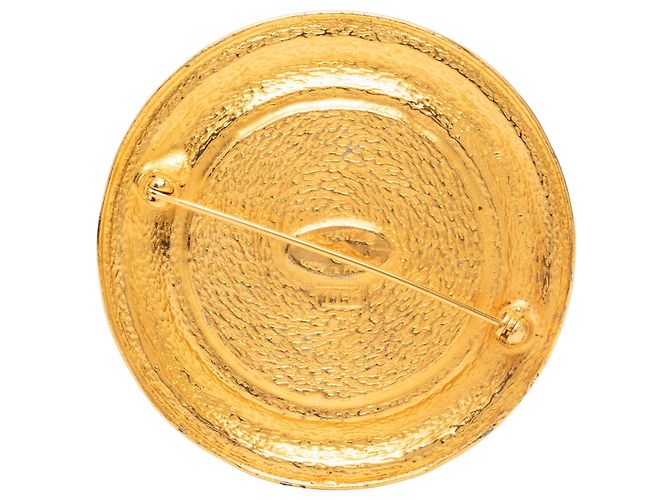 Chanel Spilla Medaglione 31 Rue Cambon Placcata Oro D'oro - vista 2