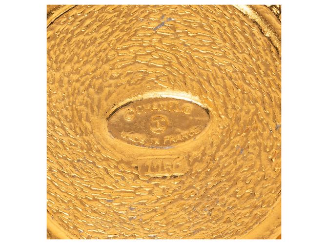 Chanel Spilla Medaglione 31 Rue Cambon Placcata Oro D'oro - vista 3