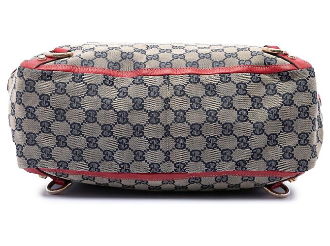 Gucci Abbey Tote aus beigem GG Canvas - Ansicht 3