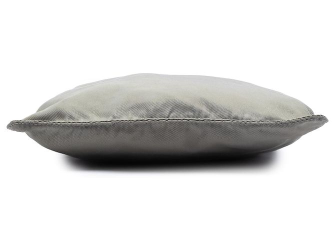 Borsa a tracolla Prada Gray Tessuto Zip Top Marrone - vista 3