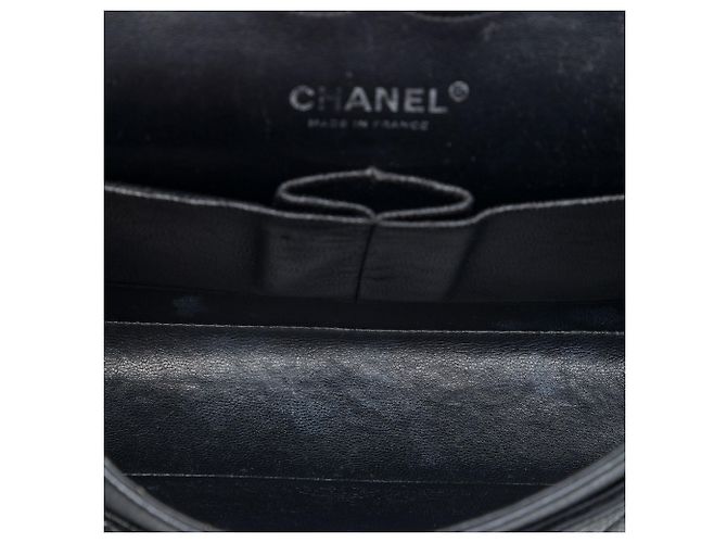 Chanel Black Medium Classic Caviar Double Flap Nero - vista 4