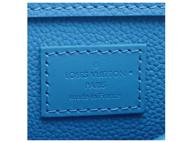 Borsa a tracolla Louis Vuitton Blue Aerogram Takeoff Sling - vista 7