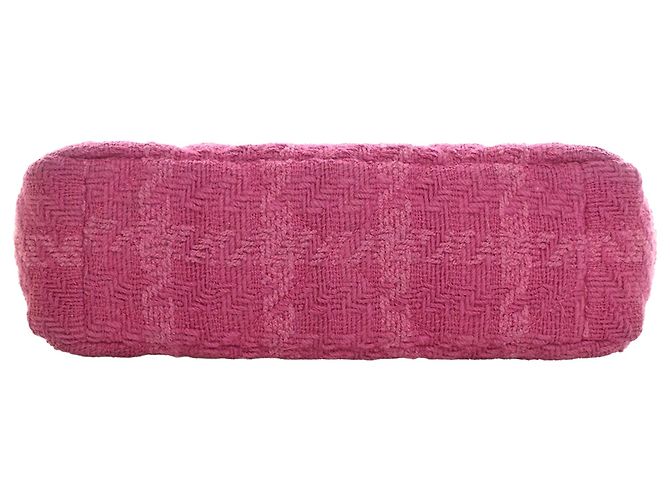 Chanel Pink Medium Tweed 19 Flap Rosa - vista 5