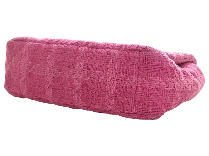 Chanel Pink Medium Tweed 19 Flap Rosa - vista 9