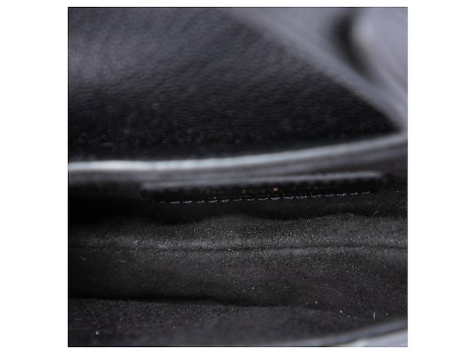 Dior Black Micro Goatskin Saddle Schwarz - Ansicht 4