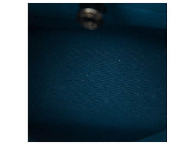 Hermès Blue Toile Herbag Zip 31 - vista 4
